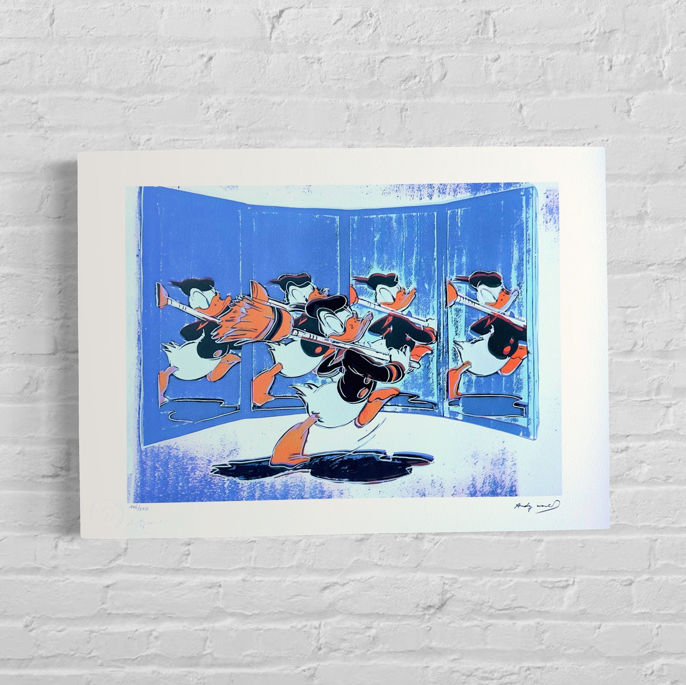 ANDY WARHOL Anniversary Donald duck